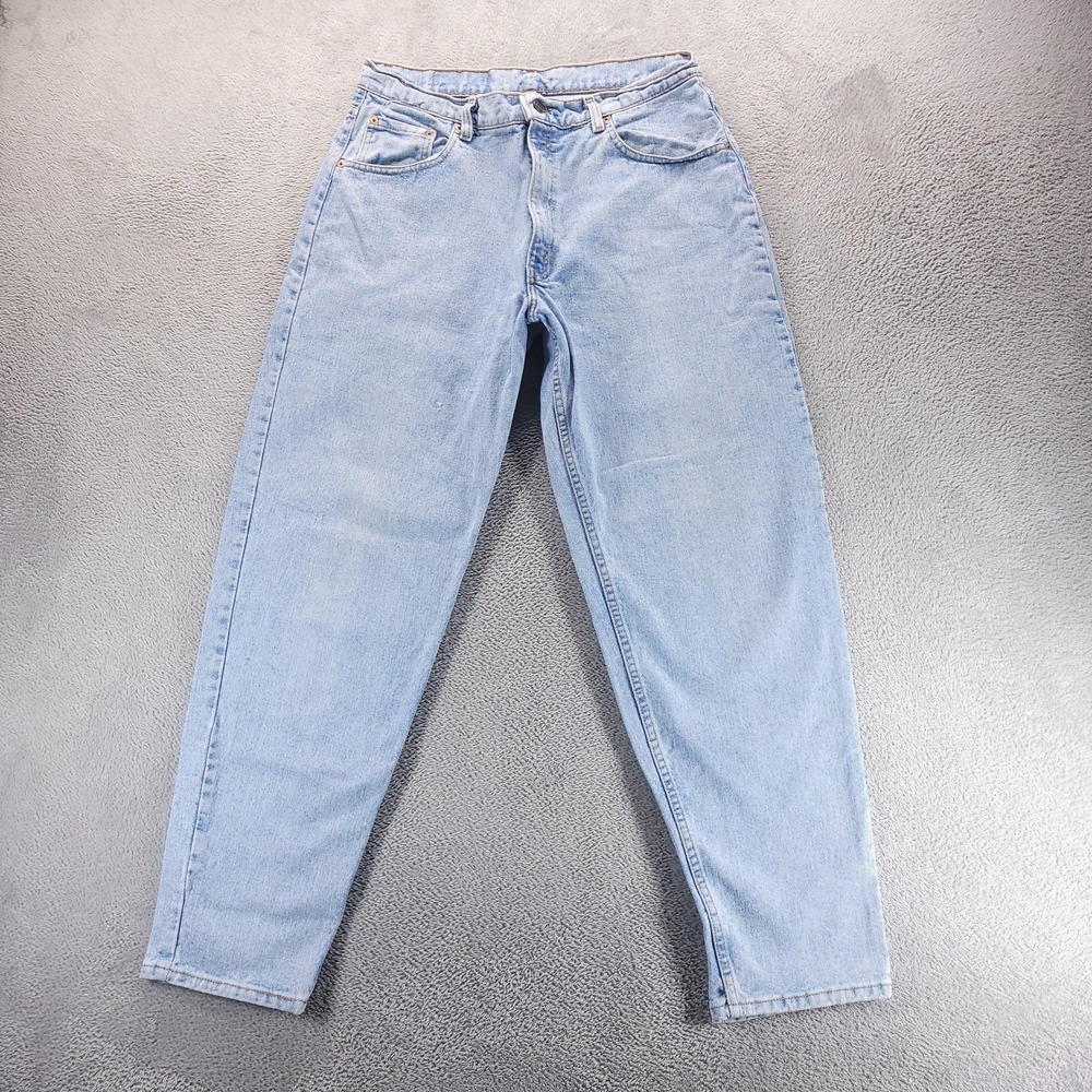 VTG Levis 560 Jeans Mens 36x32 Blue Relaxed Tapered Light Wash Made In USA 90s